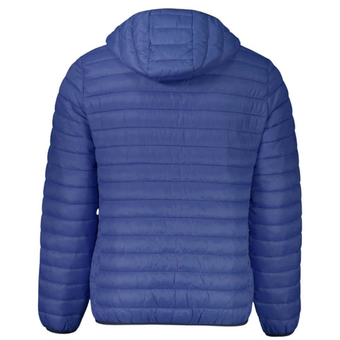 Cavalli Class Plain Quilted Navy Blue Jacket s